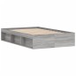 vidaXL Estructura de cama gris Sonoma 120x190 cm