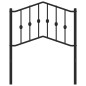 vidaXL Cabecero de metal negro 75 cm vidaXL Cabecero de metal negro 75 cm