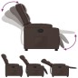 vidaXL Sillón reclinable de cuero sintético marrón vidaXL Sillón reclinable de cuero sintético marrón