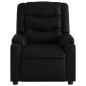 vidaXL Sillón de masaje reclinable cuero sintético negro