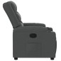 vidaXL Sillón reclinable de tela gris oscuro vidaXL Sillón reclinable de tela gris oscuro