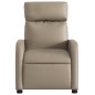 vidaXL Sillón reclinable de cuero sintético color capuchino