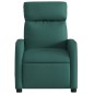 vidaXL Sillón de masaje reclinable de tela verde oscuro vidaXL Sillón de masaje reclinable de tela verde oscuro