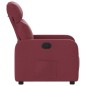 vidaXL Sillón reclinable de tela rojo tinto vidaXL Sillón reclinable de tela rojo tinto