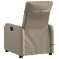 vidaXL Sillón de masaje reclinable cuero sintético color capuchino vidaXL Sillón de masaje reclinable cuero sintético color capuchino