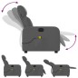 vidaXL Sillón de masaje reclinable de tela gris oscuro vidaXL Sillón de masaje reclinable de tela gris oscuro