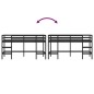 vidaXL Cama alta de niños escalera madera maciza pino negra 90x190 cm vidaXL Cama alta de niños escalera madera maciza pino negra 90x190 cm