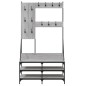 vidaXL Perchero con zapatero gris Sonoma 100x40x184 cm vidaXL Perchero con zapatero gris Sonoma 100x40x184 cm