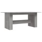 vidaXL Mesa de comedor madera de ingeniería Sonoma gris 180x90x76 cm vidaXL Mesa de comedor madera de ingeniería Sonoma gris 180x90x76 cm