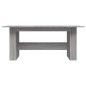 vidaXL Mesa de comedor madera de ingeniería Sonoma gris 180x90x76 cm vidaXL Mesa de comedor madera de ingeniería Sonoma gris 180x90x76 cm