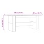 vidaXL Mesa de comedor madera de ingeniería Sonoma gris 180x90x76 cm vidaXL Mesa de comedor madera de ingeniería Sonoma gris 180x90x76 cm