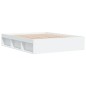 vidaXL Estructura de cama blanca 140x200 cm vidaXL Estructura de cama blanca 140x200 cm