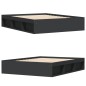 vidaXL Estructura de cama negra 150x200 cm vidaXL Estructura de cama negra 150x200 cm