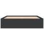 vidaXL Estructura de cama negra 150x200 cm vidaXL Estructura de cama negra 150x200 cm