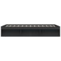 vidaXL Estructura de cama negra 150x200 cm vidaXL Estructura de cama negra 150x200 cm