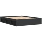 vidaXL Estructura de cama negra 150x200 cm vidaXL Estructura de cama negra 150x200 cm