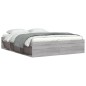 vidaXL Estructura de cama gris Sonoma 150x200 cm vidaXL Estructura de cama gris Sonoma 150x200 cm