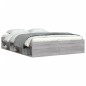 vidaXL Estructura de cama gris Sonoma 150x200 cm vidaXL Estructura de cama gris Sonoma 150x200 cm