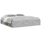 vidaXL Estructura de cama gris hormigón 200x200 cm vidaXL Estructura de cama gris hormigón 200x200 cm