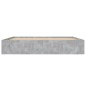 vidaXL Estructura de cama gris hormigón 200x200 cm vidaXL Estructura de cama gris hormigón 200x200 cm