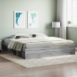 vidaXL Estructura de cama Sonoma gris 200x200 cm
