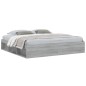 vidaXL Estructura de cama Sonoma gris 200x200 cm