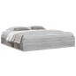 vidaXL Estructura de cama Sonoma gris 200x200 cm