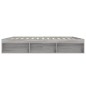vidaXL Estructura de cama Sonoma gris 200x200 cm