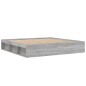 vidaXL Estructura de cama Sonoma gris 200x200 cm
