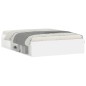 vidaXL Estructura de cama de matrimonio blanca 135x190 cm vidaXL Estructura de cama de matrimonio blanca 135x190 cm