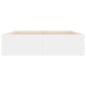 vidaXL Estructura de cama de matrimonio blanca 135x190 cm vidaXL Estructura de cama de matrimonio blanca 135x190 cm