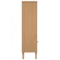 vidaXL Estantería SENJA aspecto ratán madera pino marrón 60x35x130 cm vidaXL Estantería SENJA aspecto ratán madera pino marrón 60x35x130 cm