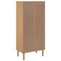 vidaXL Estantería SENJA aspecto ratán madera pino marrón 60x35x130 cm vidaXL Estantería SENJA aspecto ratán madera pino marrón 60x35x130 cm