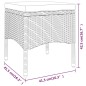 vidaXL Set comedor jardín 5 pzas ratán sintético vidrio templado beige vidaXL Set comedor jardín 5 pzas ratán sintético vidrio templado beige