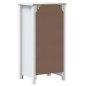 vidaXL Mueble de baño BERG madera maciza de pino blanco 40x34x80 cm vidaXL Mueble de baño BERG madera maciza de pino blanco 40x34x80 cm