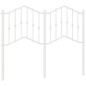 vidaXL Cabecero de metal blanco 120 cm vidaXL Cabecero de metal blanco 120 cm