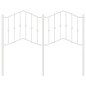 vidaXL Cabecero de metal blanco 120 cm vidaXL Cabecero de metal blanco 120 cm