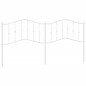 vidaXL Cabecero de metal blanco 200 cm