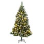 vidaXL Árbol de Navidad artificial con bisagras 150 LED y bolas 150 cm vidaXL Árbol de Navidad artificial con bisagras 150 LED y bolas 150 cm