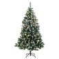 vidaXL Árbol de Navidad artificial con bisagras 150 LED y bolas 150 cm vidaXL Árbol de Navidad artificial con bisagras 150 LED y bolas 150 cm