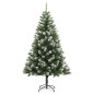 vidaXL Árbol de Navidad artificial con bisagras 150 LED y bolas 150 cm vidaXL Árbol de Navidad artificial con bisagras 150 LED y bolas 150 cm