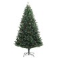 vidaXL Árbol de Navidad artificial con bisagras 300 LED y bolas 210 cm vidaXL Árbol de Navidad artificial con bisagras 300 LED y bolas 210 cm