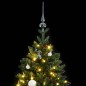 vidaXL Árbol de Navidad artificial con bisagras 300 LED y bolas 210 cm vidaXL Árbol de Navidad artificial con bisagras 300 LED y bolas 210 cm