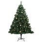 vidaXL Árbol Navidad artificial con bisagras 150 LED y bolas 120 cm vidaXL Árbol Navidad artificial con bisagras 150 LED y bolas 120 cm