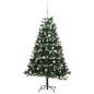vidaXL Árbol Navidad artificial con bisagras 150 LED y bolas 120 cm vidaXL Árbol Navidad artificial con bisagras 150 LED y bolas 120 cm