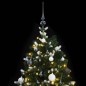 vidaXL Árbol de Navidad artificial con bisagras 150 LED y bolas 150 cm vidaXL Árbol de Navidad artificial con bisagras 150 LED y bolas 150 cm