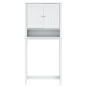 vidaXL Mueble para lavadora BERG madera maciza blanco 76x27x164,5 cm vidaXL Mueble para lavadora BERG madera maciza blanco 76x27x164,5 cm