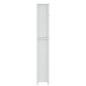 vidaXL Mueble para lavadora BERG madera maciza blanco 76x27x164,5 cm vidaXL Mueble para lavadora BERG madera maciza blanco 76x27x164,5 cm
