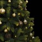vidaXL Árbol de Navidad artificial con bisagras 150 LED y bolas 150 cm vidaXL Árbol de Navidad artificial con bisagras 150 LED y bolas 150 cm