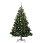 vidaXL Árbol de Navidad artificial con bisagras 150 LED y bolas 150 cm vidaXL Árbol de Navidad artificial con bisagras 150 LED y bolas 150 cm